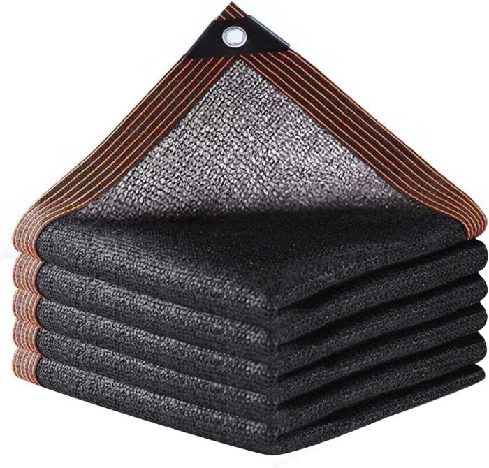 Black 6-Pin Edging Sunshade Net (2 X2m) 50 G / m3 MOQ:1Box - Tradedubai.ae Wholesale B2B Market