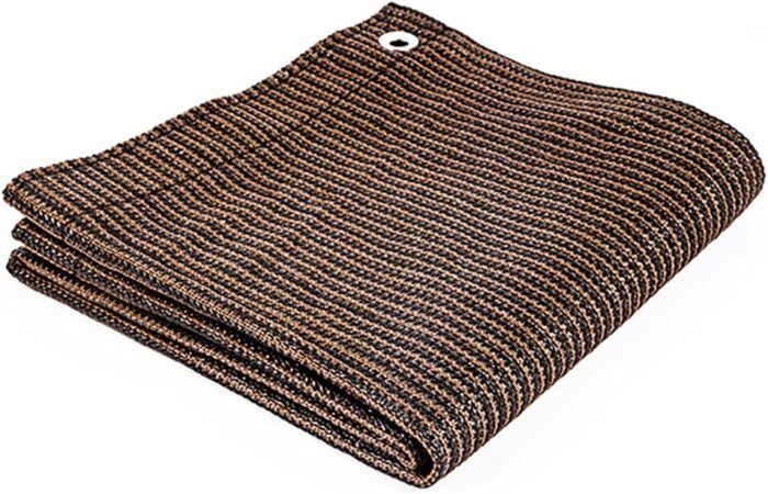 Brown 12-Pin Edging Sunshade Net (3x5m) 80 G / m3 MOQ : 1 Box - Tradedubai.ae Wholesale B2B Market