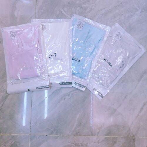 Embroidery Loose Style ice Sleeve Mixed Color MOQ :1 B0X