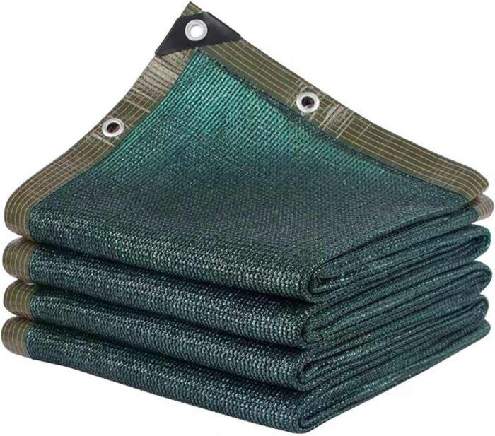 Dark Green 12-Pin Edging Sunshade Net (6x10m) 55 G / m3 M0Q : 1 B0x - Tradedubai.ae Wholesale B2B Market