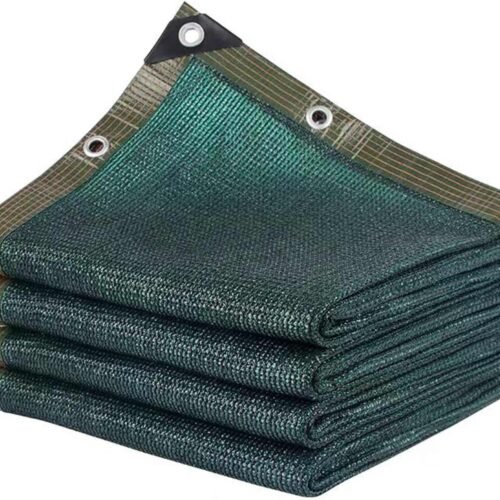 Dark Green 12-Pin Edging Sunshade Net (3 X3M) 55 G/m³ MOQ: 1 Box