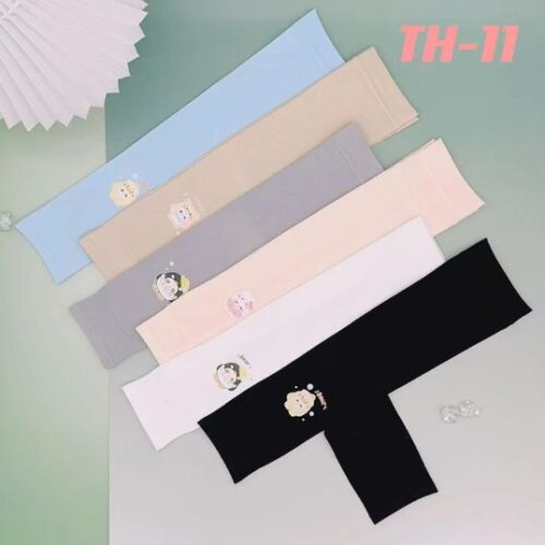 Th-11. small Printed ice Silk ice Sleeve Bear MOQ : 1 B0x