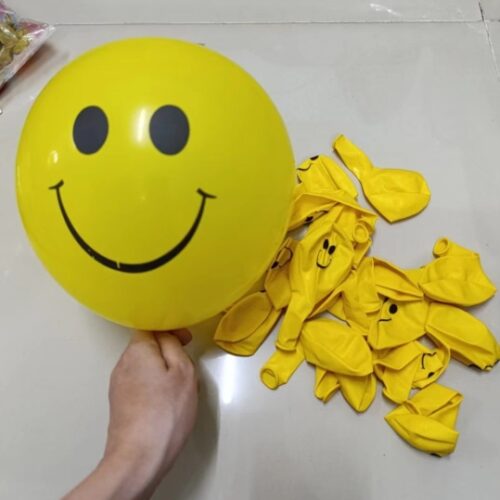 10-Inch Smiley Face 2.2G Balloons 100 MOQ : 1B0X
