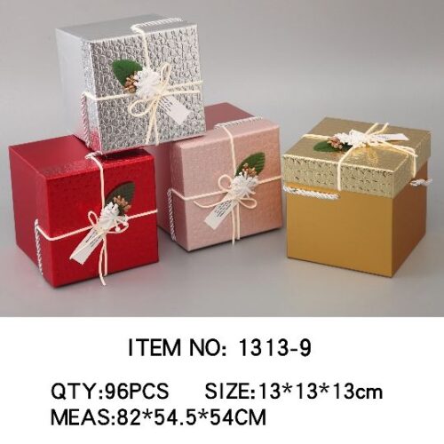 1313-9 Packing Box (13*13*13cm) MOQ : 1 B0X