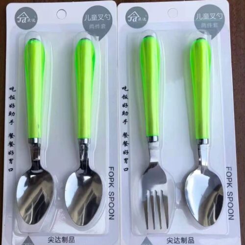 512 Crystal round Handle Tableware Two-Piece Set MOQ:1 B0X