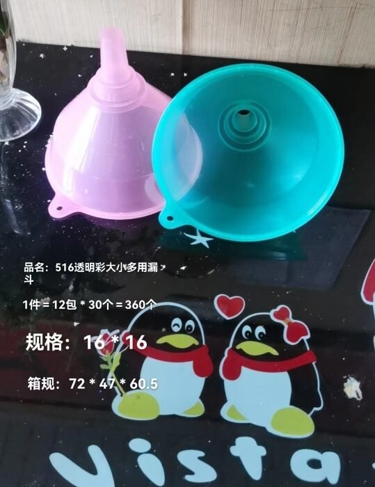 516 Transparent Color Multi-Purpose Funnel MOQ:1 B0X - Tradedubai.ae Wholesale B2B Market
