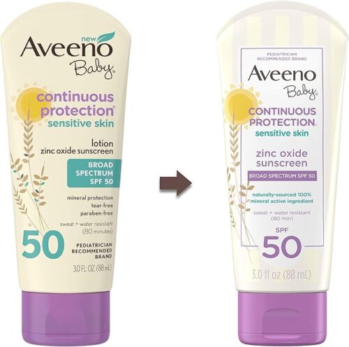 Aveeno Baby Continuous Protection Broad Spectrum SPF50 88ml (Mar 2022) - Image 3