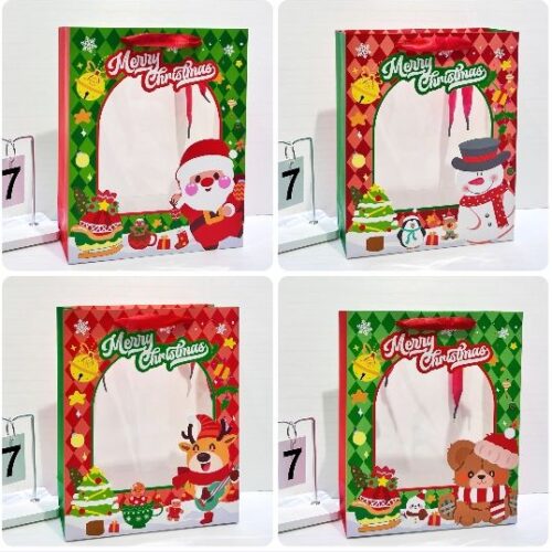 99126S Window Patch Gift Bag (18*8.5 * 24cm) MOQ:1 B0X