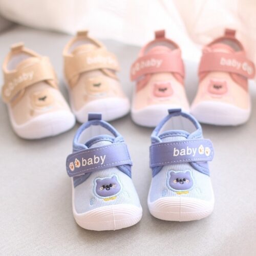 Autumn 1-4 Years Old Children's Breathable Soft Bottom Children's Canvas (plus Size)