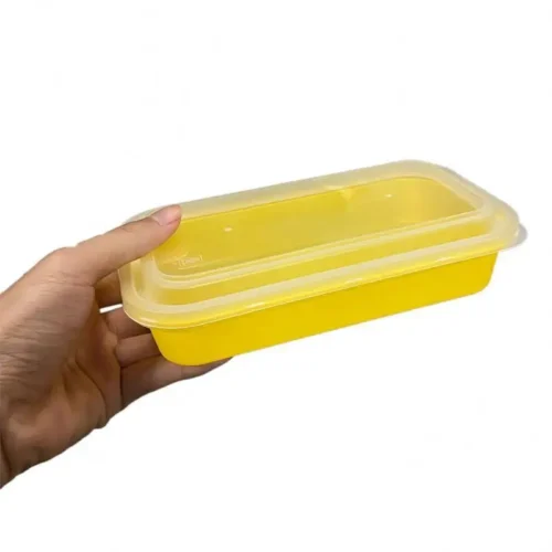Japanese Square Box 520-plastic food container -Food Storage Box with Cover