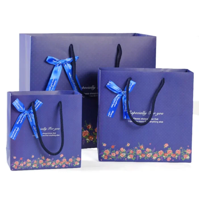 Business Polka Dot Shed Media Knot Gift Bag Medium Size 20*20*8 - Tradedubai.ae Wholesale B2B Market