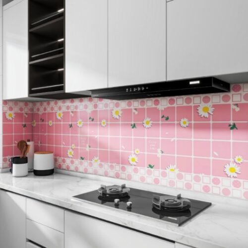60cm * 3M, 0.23 Kg/m Cartoon Oil Proof Sticker