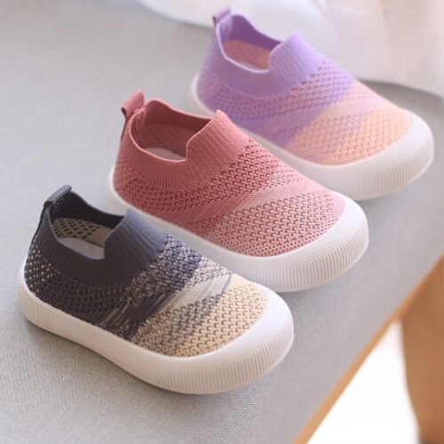 Children's Tennis Shoes Pumps Breathable Mesh Surface Shoes (plus Size)