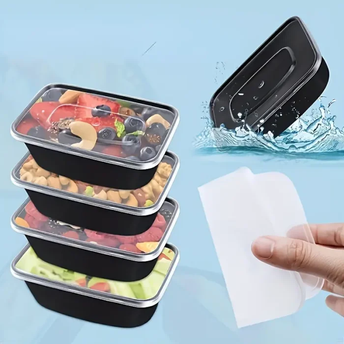 Japanese-Style Square Box 750 -plastic food container -Food Storage Box with Cover - Tradedubai.ae Wholesale B2B Market