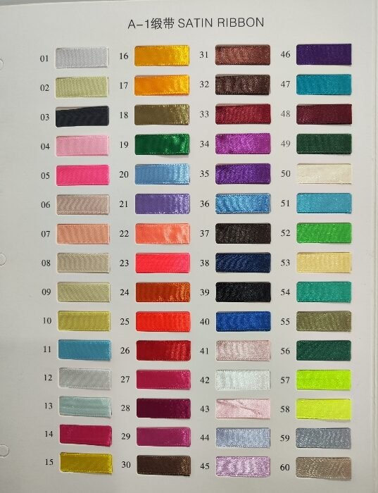 6mm * 25y Ribbon/Colored Ribbon (10 PCs/Tube) MOQ :1 B0X - Tradedubai.ae Wholesale B2B Market