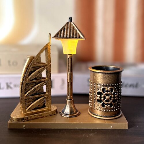 Sailboat Street Lamp Pencil Vase Decoration MOQ :1B0X