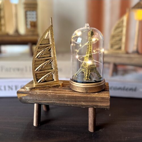 Sailing Tower Night Light Ornaments MOQ :1 B0X