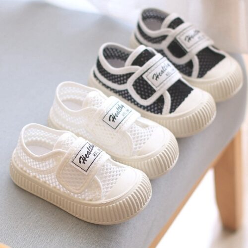 Spring and Summer Hollowed Mesh Shoes Thin Mesh Breathable Children's Casual Shoes