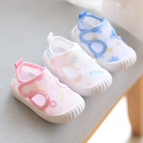 Summer 0-1-4 Years Old Baby Hollowed Mesh Shoes (plus Size) MOQ :1 B0X