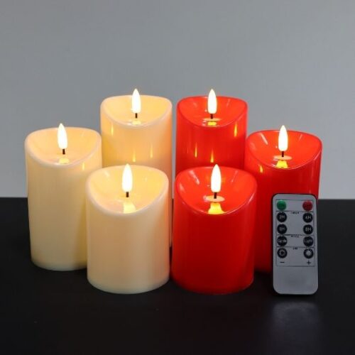 Swing Electronic Candle 7.5*10cm (No Battery) MOQ : 1B0X