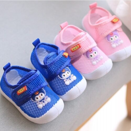 Toddler Shoes Summer Soft Bottom Breathable Hollow Mesh Single-Layer Shoes