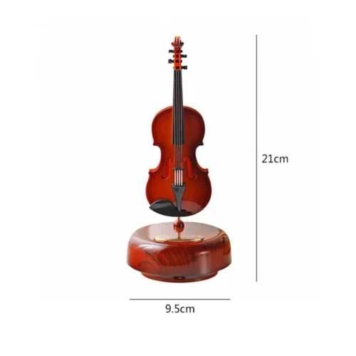 Y12049 Violin Eight-Tone Turn 9.5*9.5* 21cm MOQ :1 Box
