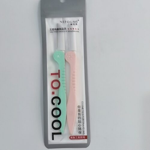 2PCS Plum Blossom Eyebrow Pencil-Foldable Eyebrow Razor for Women- MD1