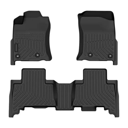 3PCS Car Floor Mats BLACK-YY-CM035