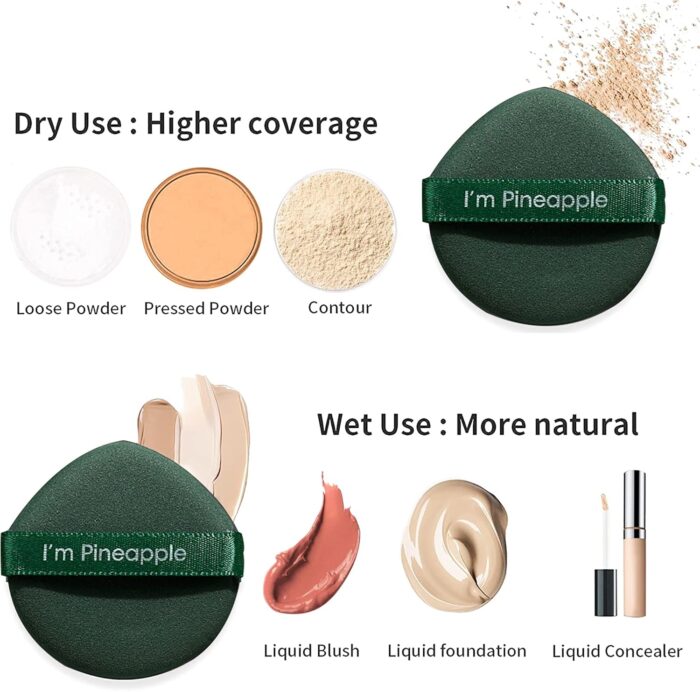 FP96 Makeup Sponge, Drop Style Foundation Blending Sponge, Latex-free Air Cushion Makeup Powder Puff - Tradedubai.ae Wholesale B2B Market