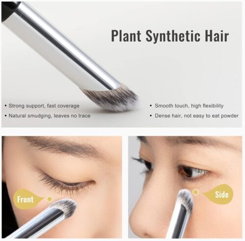 1PC Makeup Brush Professional Contour Concealer Brush for Blending Liquid, Cream or Flawless Powder Cosmetics- A24 - Tradedubai.ae Wholesale B2B Market