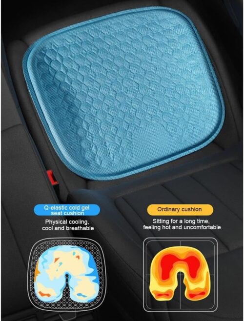 Car Seat Cushion, Cool Gel Ice Pad Silicone Flex Pillow Gel Orthopedic Seat Cushion Pad for Car, Office Chair, Wheelchair Highly Elastic Chair Support Cushion, Relieves Fatigue Gel Cooling Seat - Tradedubai.ae Wholesale B2B Market Car Seat Cushion, Cool Gel Ice Pad Silicone Flex Pillow Gel Orthopedic Seat Cushion Pad for Car, Office Chair, Wheelchair Highly Elastic Chair Support Cushion, Relieves Fatigue Gel Cooling Seat - Tradedubai.ae Wholesale B2B Market