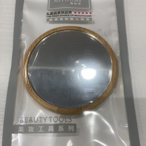 9093 Small round Wooden Mirror MOQ:1B0X