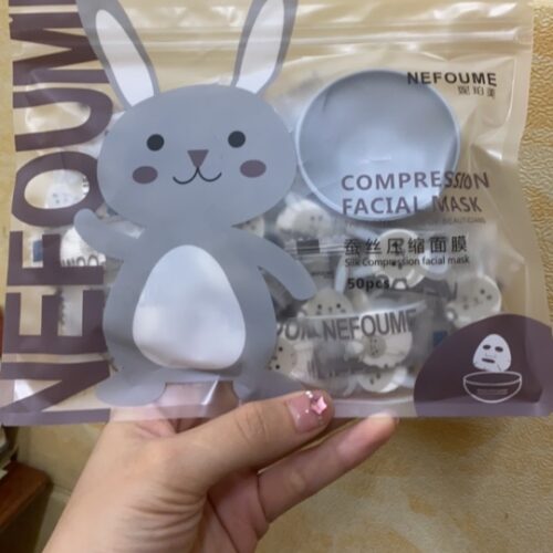 9345 Rabbit Silk Compression Mask 50P with Bowl MOQ:1 B0X