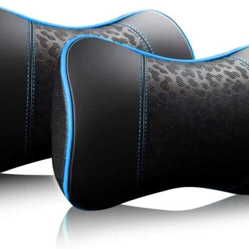Car Leather Neck Pillows, Neck Rest Cushions
