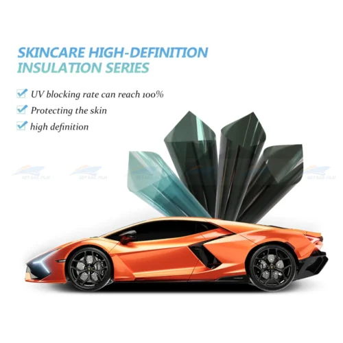 Car Solar Film Window Tint Privacy Protection Anti-UV IR Rejection Automotive Window Film-CSF-64*130