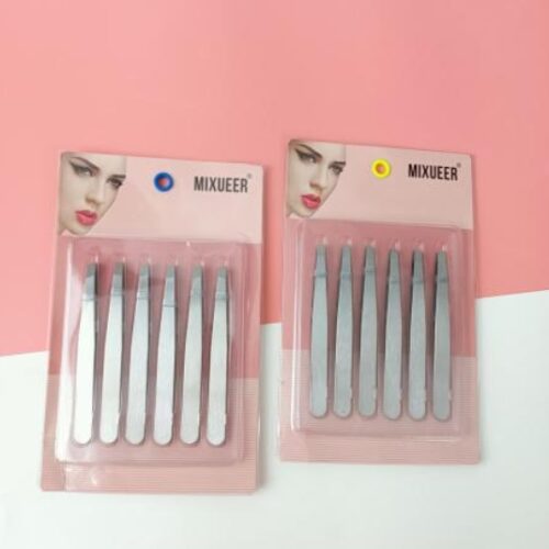 Chinese Standard LM-027 Mixueer Eye Tweezer Six Pack MOQ :1 Box