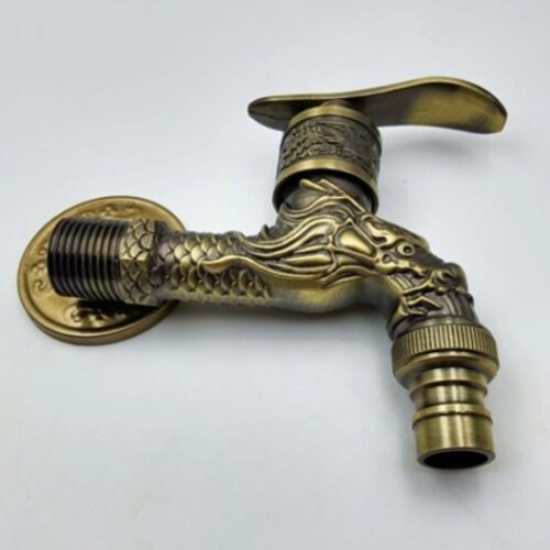 Dragon-Shape Short Pointed Green Antique Faucet MOQ:1 B0X
