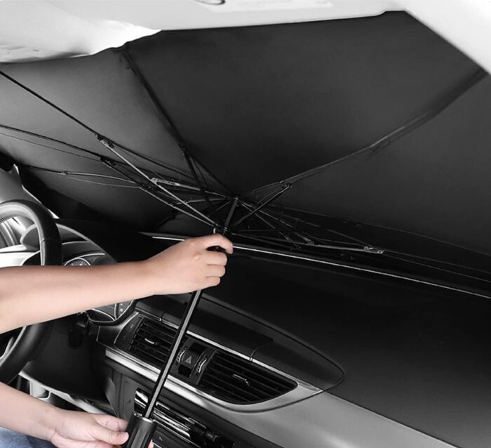 Foldable Car Umbrella Sunshade -65*105*118cm - Tradedubai.ae Wholesale B2B Market