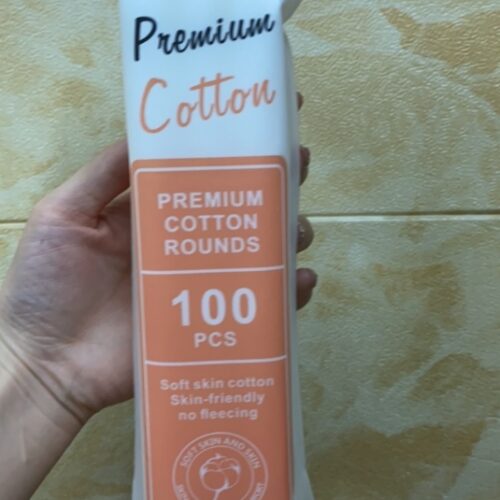 HZM-D03 Double-Sided Edge Pressing Cotton Puff (100 Pieces) MOQ:1 B0X