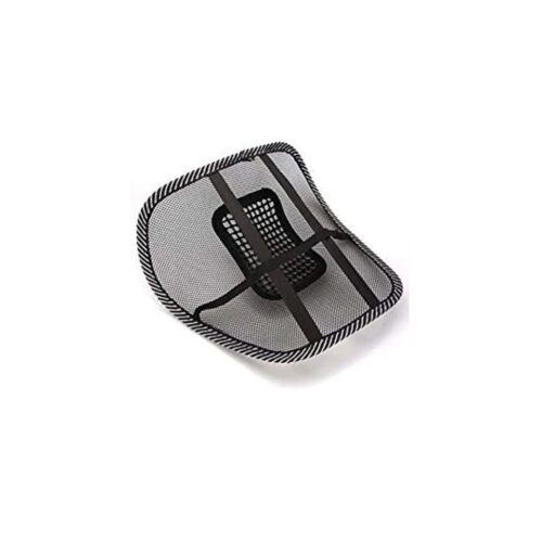 Lumbar Support Seat Cushion Reduces Lower Back Pain, Suitable to use with Your Car Seats and Chairs at Home or at Office (Black)-YK-02