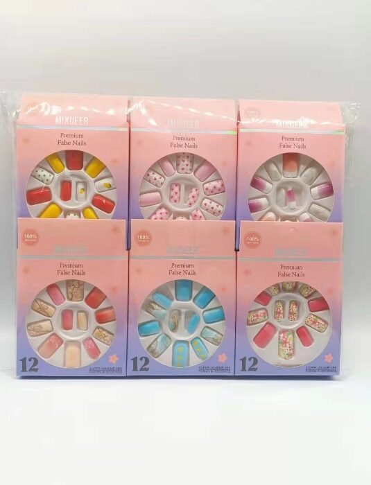 Mj022 Mixueer Flat Armor Printing Fake Nails Jelly Glue MOQ:1B0X - Tradedubai.ae Wholesale B2B Market