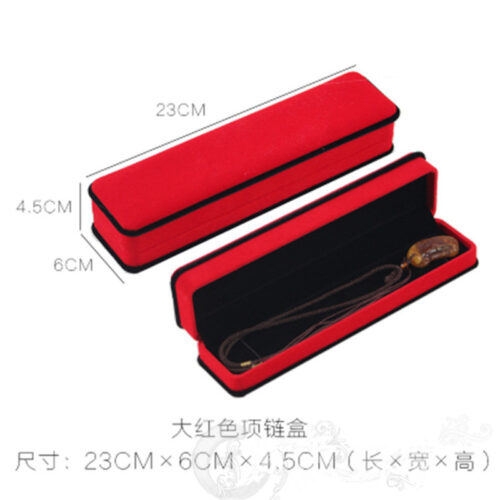 NECKLACE BOX Red Color Velvet Jewelry Box Set of 12 Piece 1 - Tradedubai.ae Wholesale B2B Market - Tradedubai.ae Wholesale B2B Market