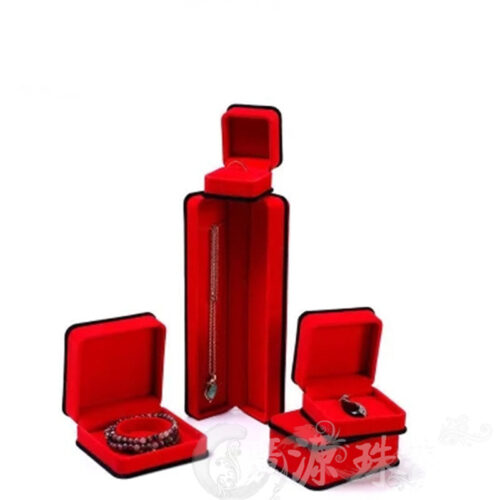 NECKLACE BOX Red Color Velvet Jewelry Box Set of 12 Piece 6 - Tradedubai.ae Wholesale B2B Market - Tradedubai.ae Wholesale B2B Market