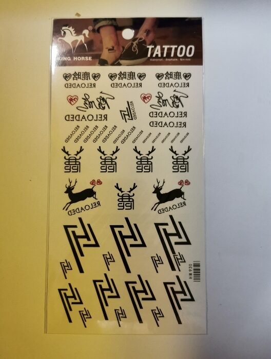 Tattoo Sticker Hm930 MOQ :1000 Piece - Tradedubai.ae Wholesale B2B Market