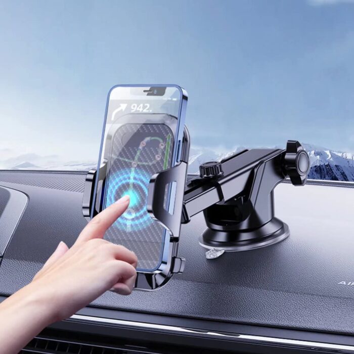 Universal Hands-Free Suction Cell Phone Holder for Car Dashboard Windshield Air Vent Car Phone Holder -SJZJ-A - Tradedubai.ae Wholesale B2B Market