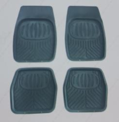 4PCS Car Floor Mats BLACK -YY-CM009