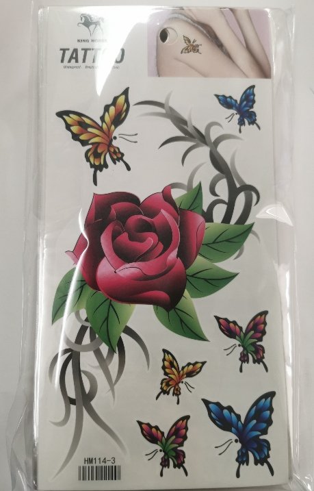 Tattoo Sticker HM114-3 MOQ :1000Piece Tattoo Sticker HM114-3 MOQ :1000Piece
