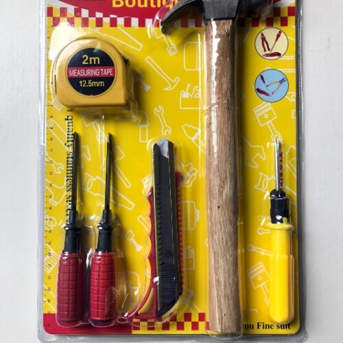 556 Wooden Handle Hammer 6-Piece Set (Mixed Color) MOQ:1 BOX