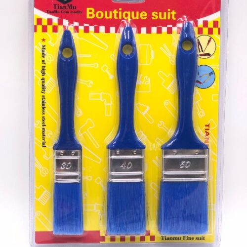 589 Blue Brush 3Pc MOQ:1B0X