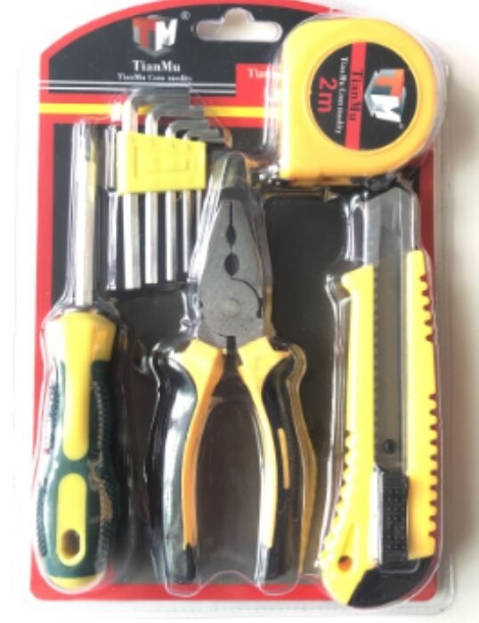 602 Flat-Nose Pliers Meter Stick Suit (Mixed Color) MOQ:1B0x - Tradedubai.ae Wholesale B2B Market